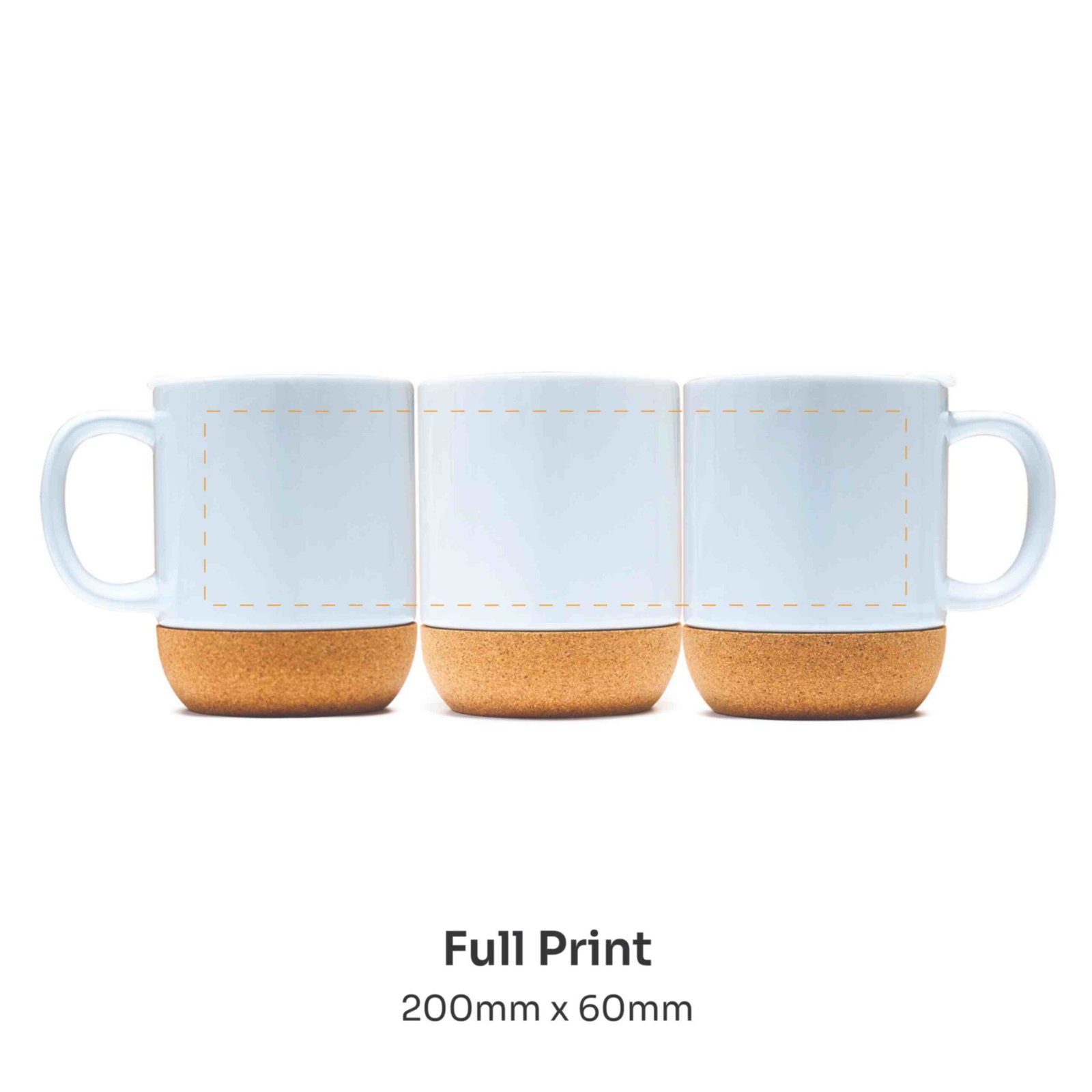 Ceramic Mug With Lid and Cork Base - Image 5