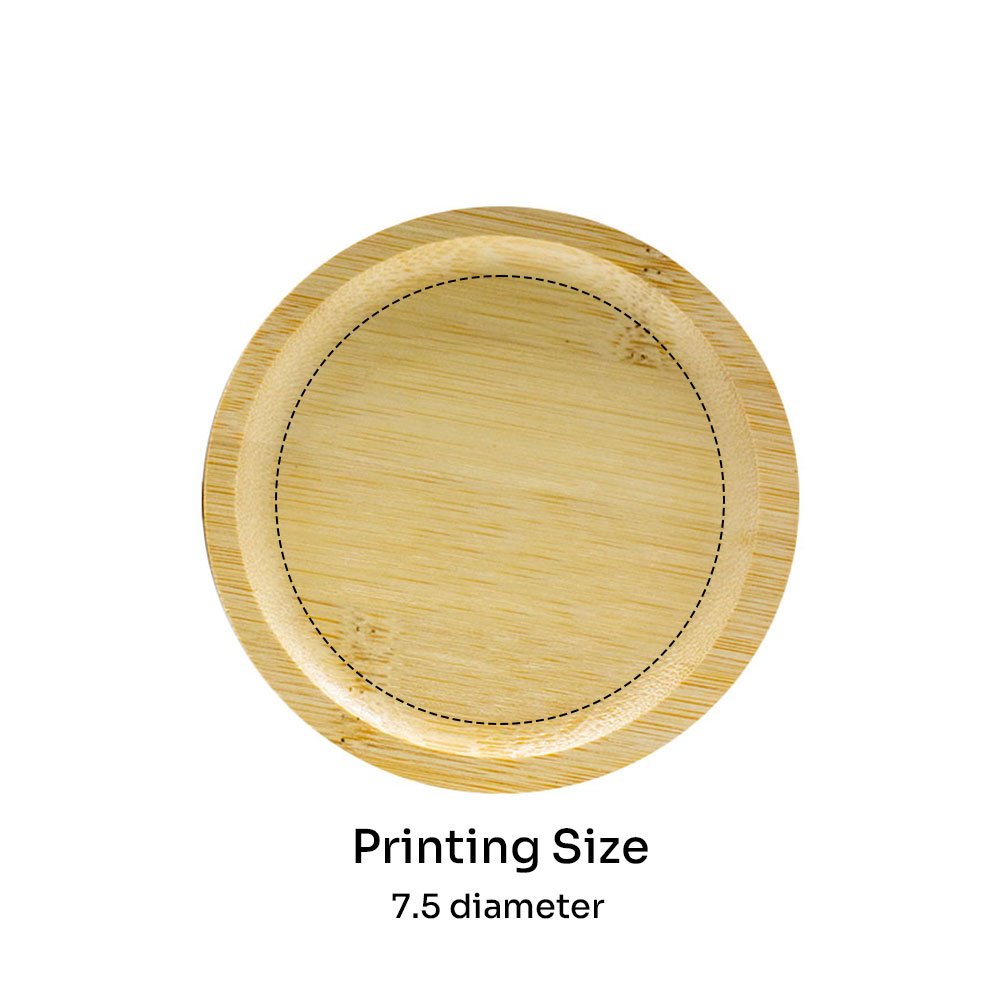 Round Bamboo Coaster - Image 4