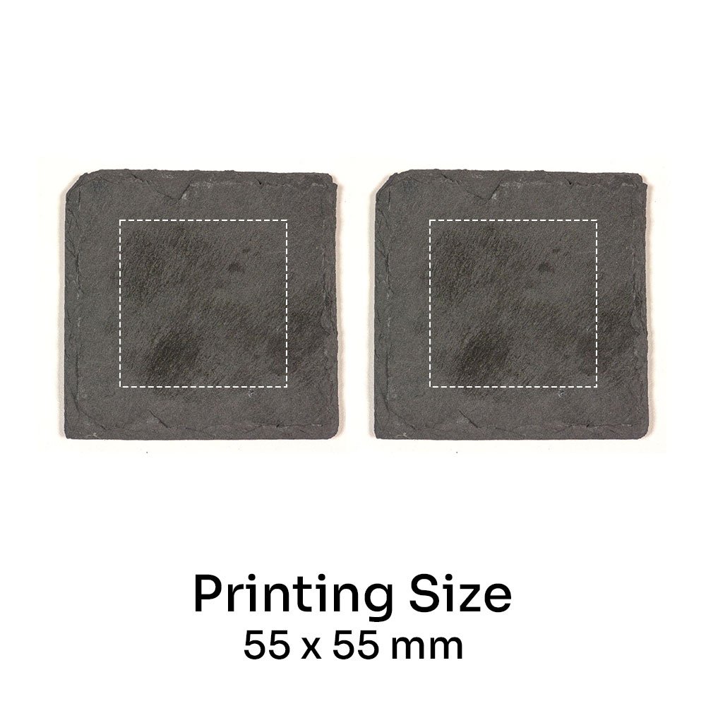 Black Slate Coaster - Image 4