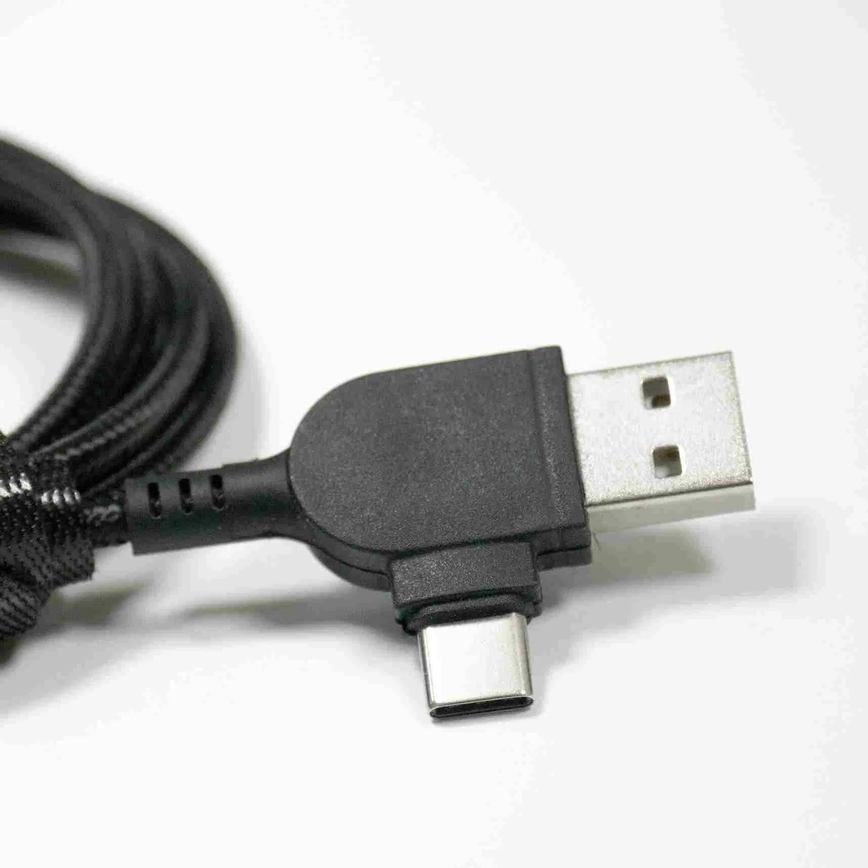 RPET Charging cable with Lightup Logo - Image 4