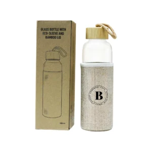 Glass Bottle With Eco Sleeve