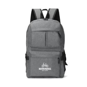 Back pack with USB Charging Point Gray