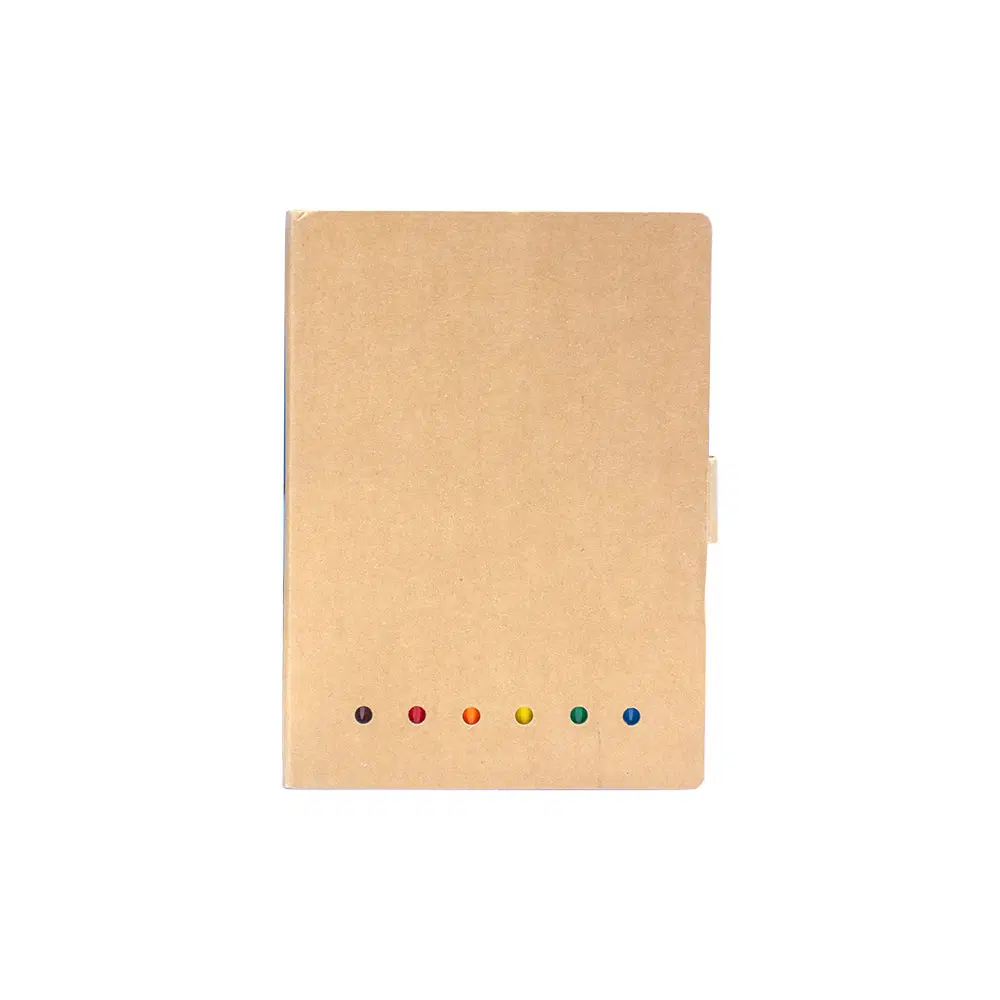 Eco Drawing Book with Color Pencils, Sharpener and Eraser