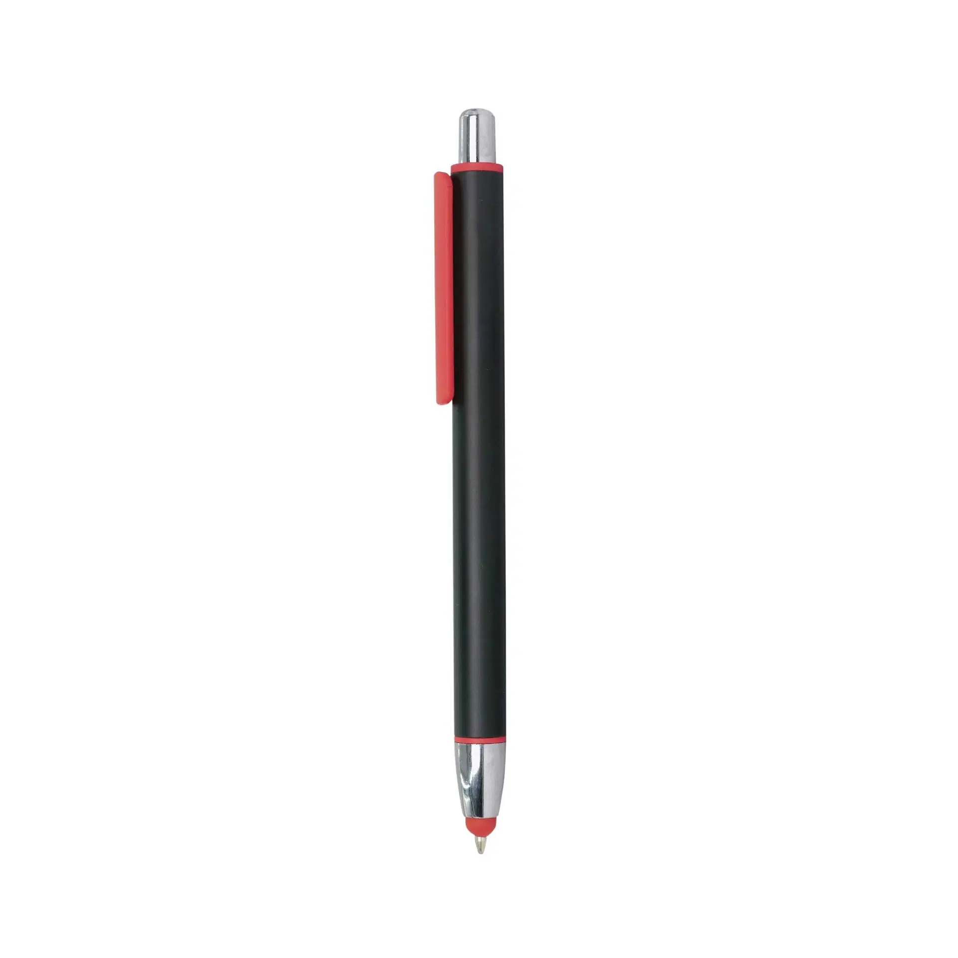 Black Metal Pen With Color Stylus And Clip - Image 2