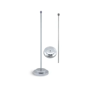 Flag base Silver color